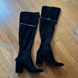 Cole Haan Black Over the Knee Boots